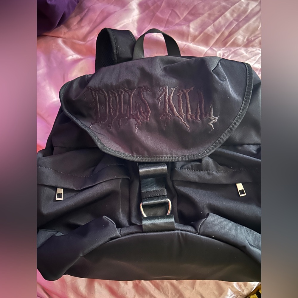Ltd Dollskill Black On Black Backpack - image 3